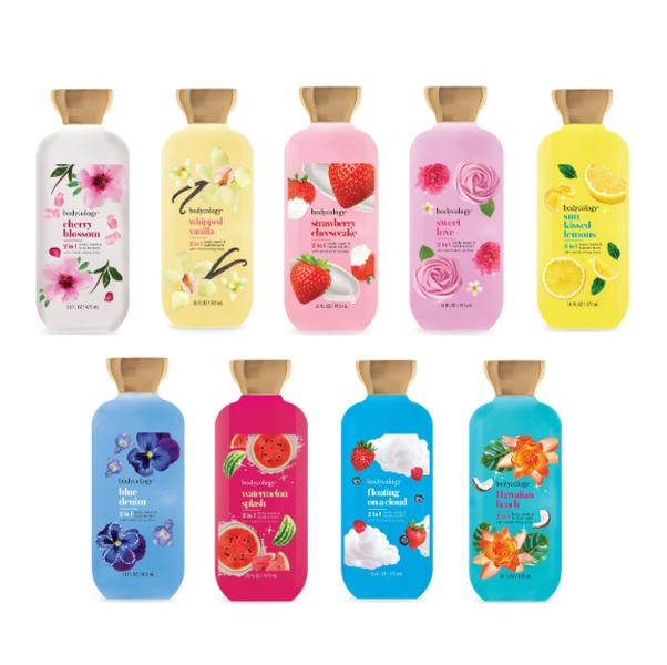 Bodycology 2-in-1 Wash & Bubble Bath, 16 fl oz - Skin Repair - Bath Body Care Gentle Soap Body Wash Blend body mist coconut perfumes Scent Floral Shea