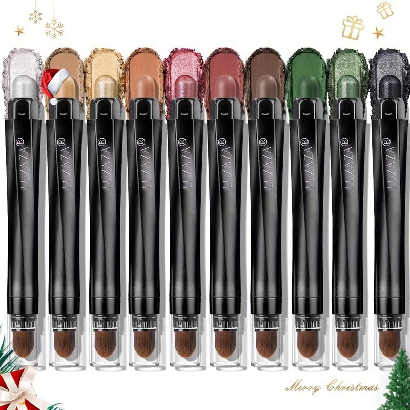 LUXAZA PRO 6PCS 10PCS Cream Eyeshadow Stick Set Makeup Cosmetic