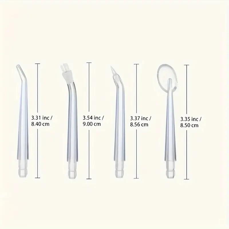 Replacement Heads for Water Flosser, 4 Counts set Standard & Orthodontic Nozzle, Oral Irrigator Nozzle for Teeth Cleaning & Oral Care