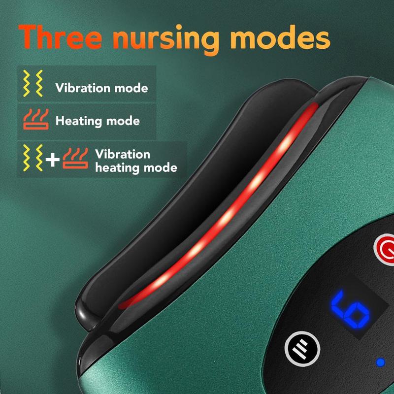 12-level Vibration Heating Gua Sha Board, 1 Box USB Charging Electric Massage Board, Professional Massage Device for Home & Travel, Christmas Gift