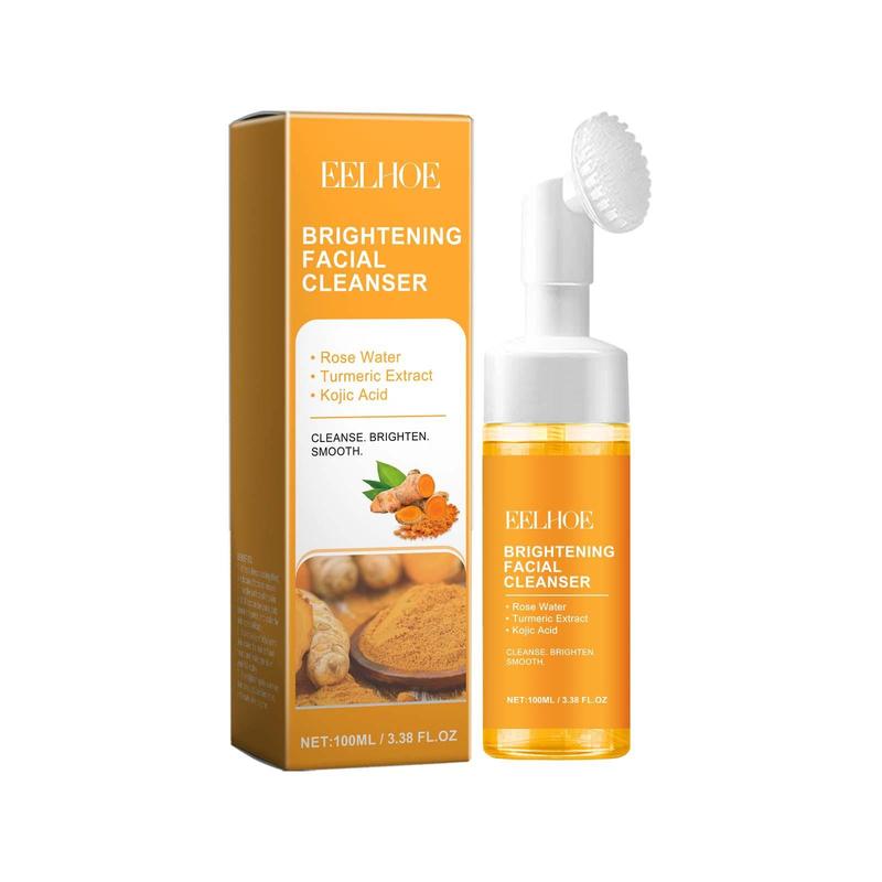 Turmeric Brightening Cleanser, Deep Cleansing Facial Wash, Moisturizing Facial Cleanser, Facial Skin Care Product for Women & Men