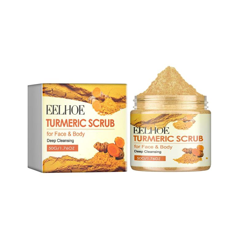 Turmeric Body Scrub, Deep Cleansing Body Scrub, Exfoliating Body Scrub for Face & Body, Body Care Product for Women & Men, Personal Skincare Products, Body Care Products