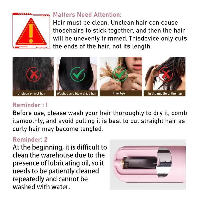 Portable Hair Trimmer, 1 Box Cordless Splitends Trimmer for Home and Travel, Professional Hair Styling Tool for Women & Girls, Gift for Christmas, Fall, Gift for Girlfriend, Winter Gift, Gift