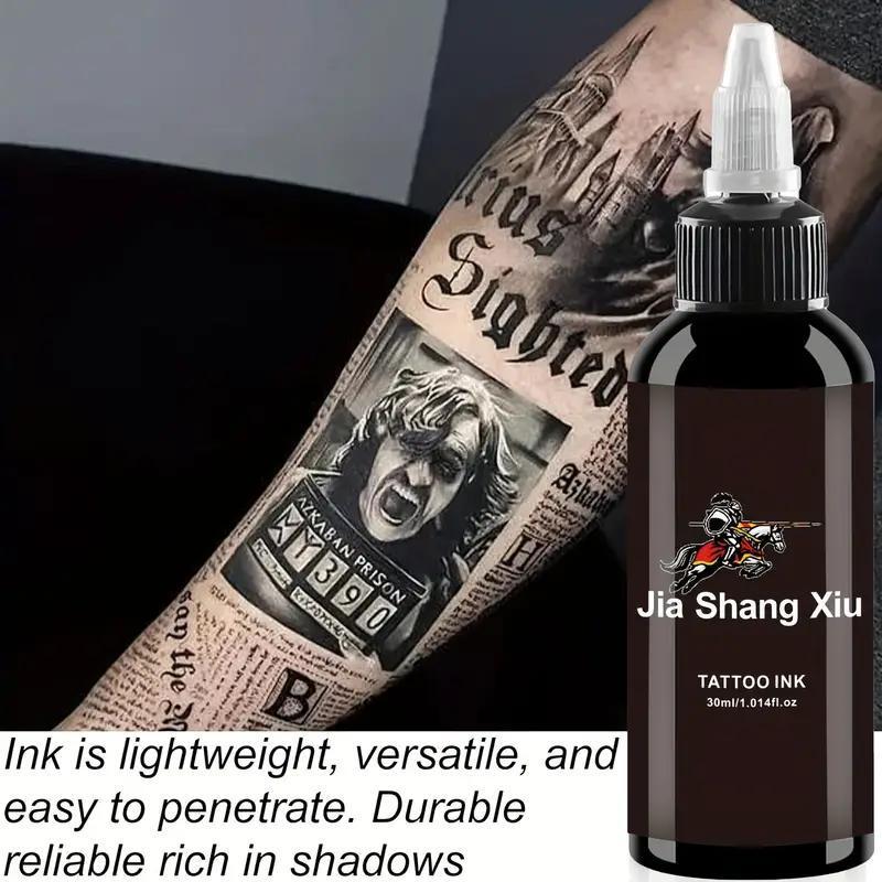 Tattoo Ink, 2 Counts Long Lasting Tattoo Pigment, Tattoo Painting Tattoo Supplies, Tattoo Supply for Body Art