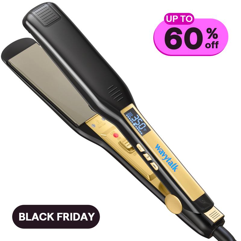 Wavytalk Hair Straightener 1.75 Inch for Effortless Straightening