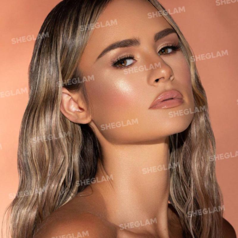 SHEGLAM Glow Bloom Liquid Highlighter in Tea Cake - Long-wear Waterproof Shimmer for a Dewy Finish