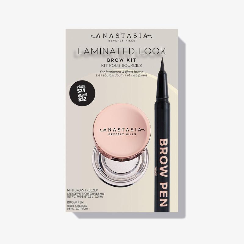 Anastasia Beverly Hills Laminated Look Brow Kit - Mini Brow Freeze and Full-Size Waterproof Brow Pen