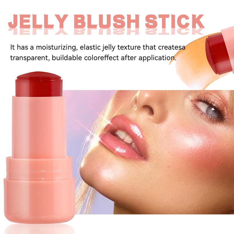 Long Lasting Blush Sticks, 4 Counts set Natural Look Blushes For Daily Makeup, Lightweight Soft Color Shadows, For All Skins