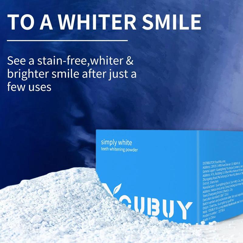  Purely Whitening Teeth  Powder,Tooth Whitening Paste Powder-Keep Teeth Purely White Teeth Whitening Powder Stain Remover and Polisher Instant Oral Health Management, Fresh Breath