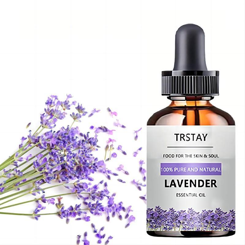 Natural Lavender Essential Oil, Long-lasting Fragrance Relaxing Essential Oil for Massage Shower, Nourishing Body Care Oil for Face, Neck, Hair