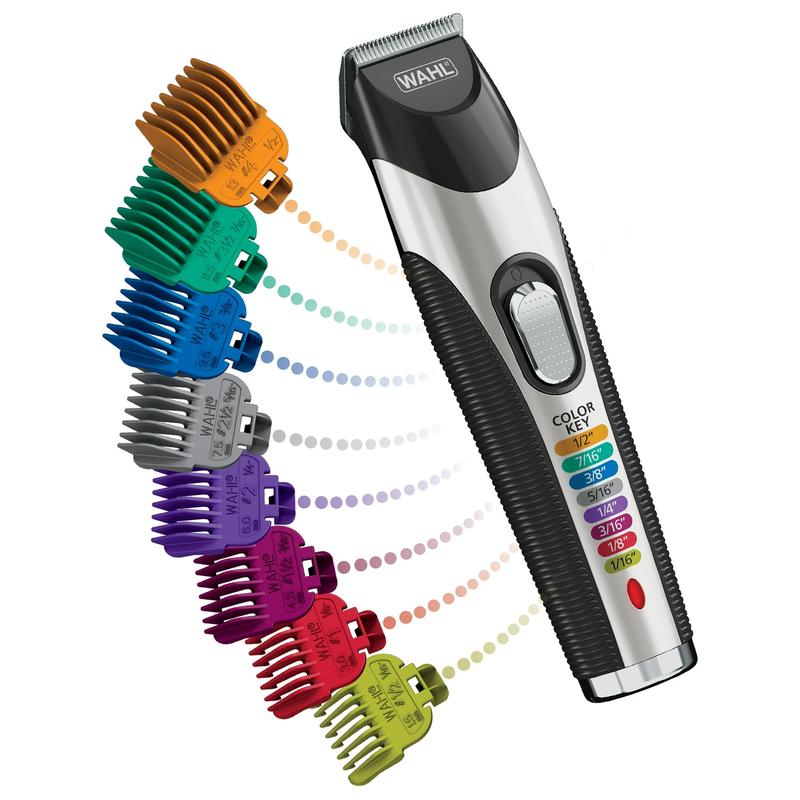 Wahl Color Pro Cordless Rechargeable Hair and Beard Trimmer for Men - Model 9891-100 Comfort