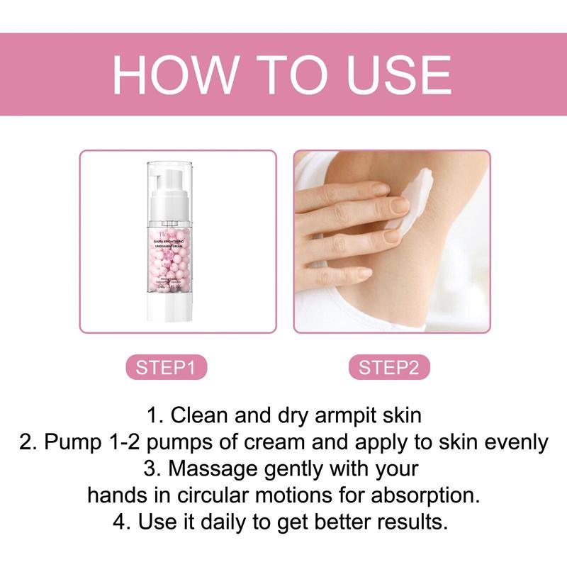 30ml Sakura & Pearl Extract Underarm Cream, Brightening Underarm Cream, Moisturizing Body Care Cream for Women & Men