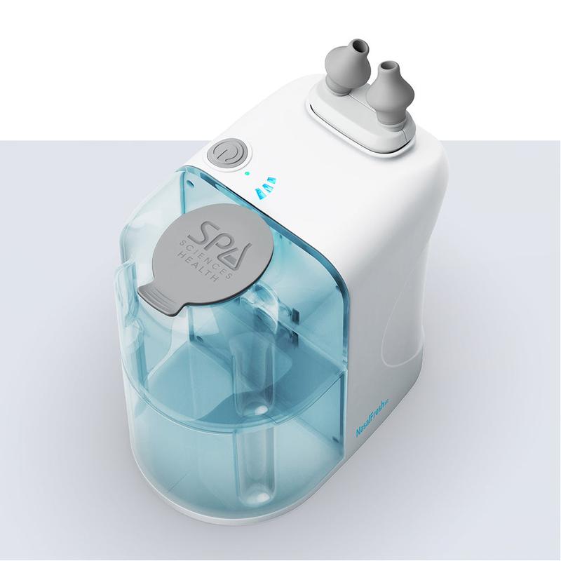 NasalFreshMD Powered Saline Nasal Irrigation System by Spa Sciences