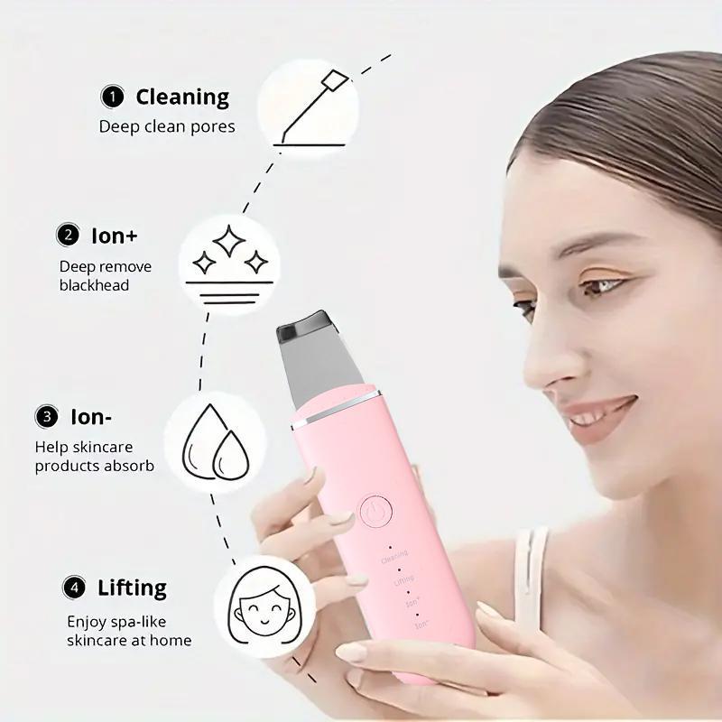 Electric Facial Cleansing Tool, 1 Count Electric Blackhead Cleaner Instrument, Facial Pore Cleaning Tool, Professional Facial Skin Care Tool For Women