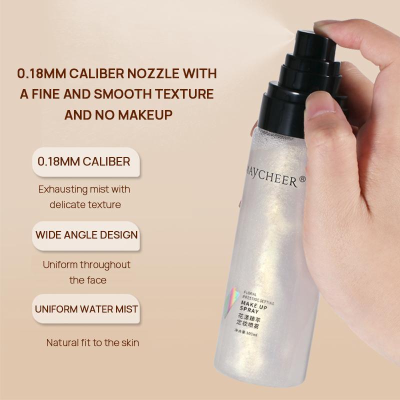 Makeup Setting Spray, 1 Count Long Lasting Natural Formula Oil Control Hydrating Makeup Spray, Radiant Facial Makeup Misting Spray, Summer Gifts