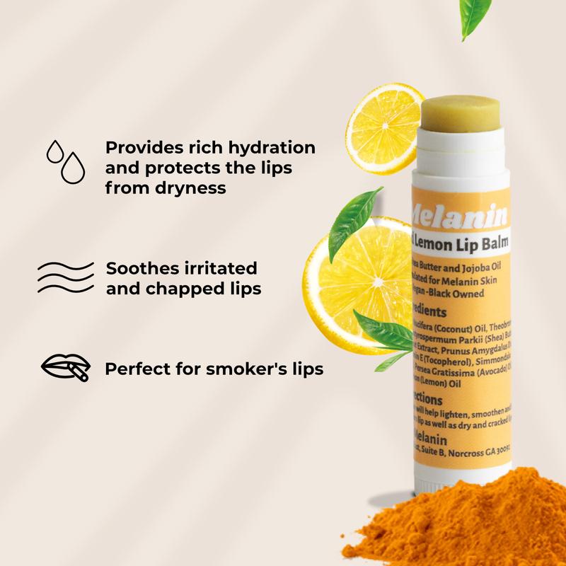 Turmeric and Lemon Lip Balm (for Dark Lips) lip care