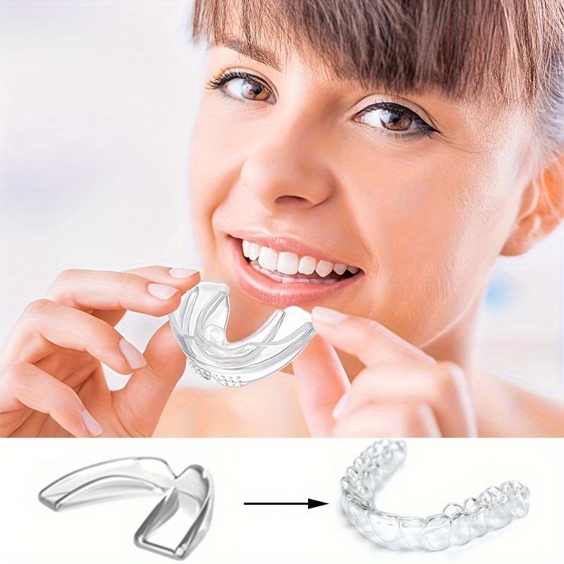 4PCS Transparent Anti-Grinding Mouth Guards for Night Teeth Grinding Protection