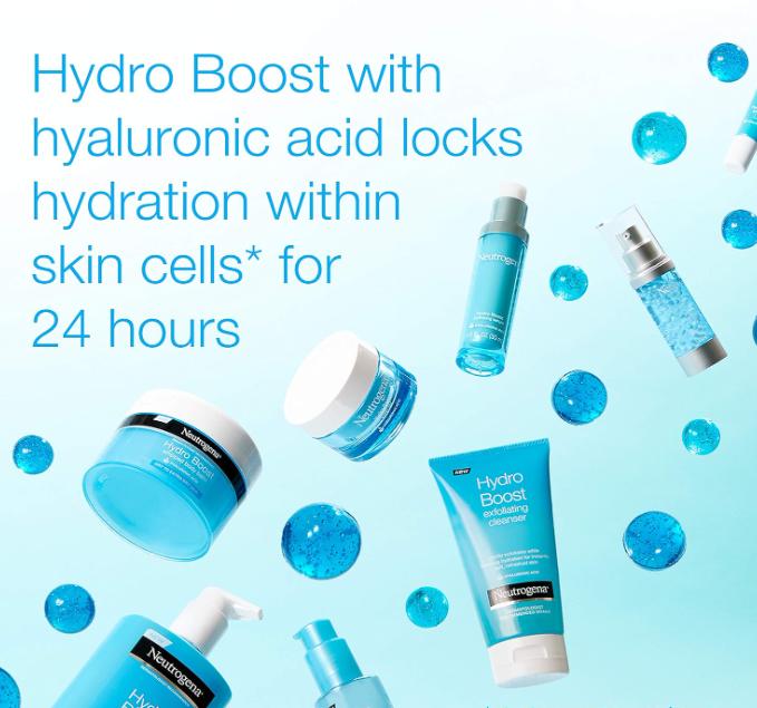 Neutrogena Hydro Boost Hyaluronic Acid Hydrating Water Gel Daily Face Moisturizer for Dry Skin, 1.7 fl. Oz - Skin Repair, Skincare