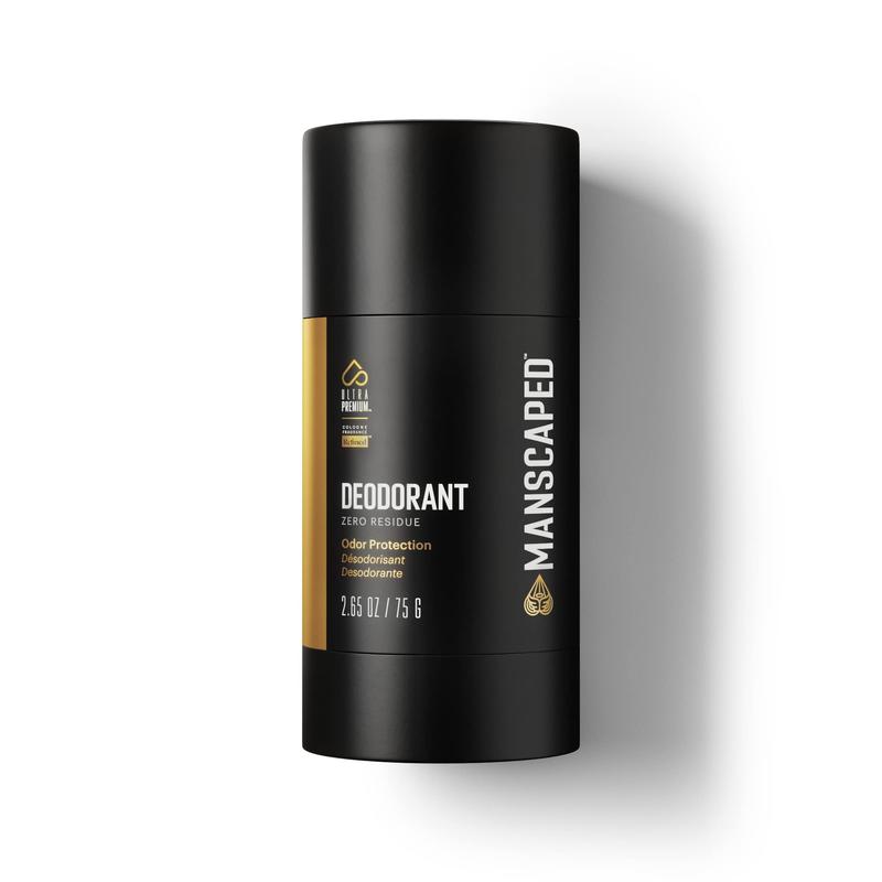 MANSCAPED® UltraPremium Deodorant, Aluminum-Free Clear Formula, Soft and Comfortable with Cologne-Quality Fragrance for Under Arm Odor Protection Body Care Scent