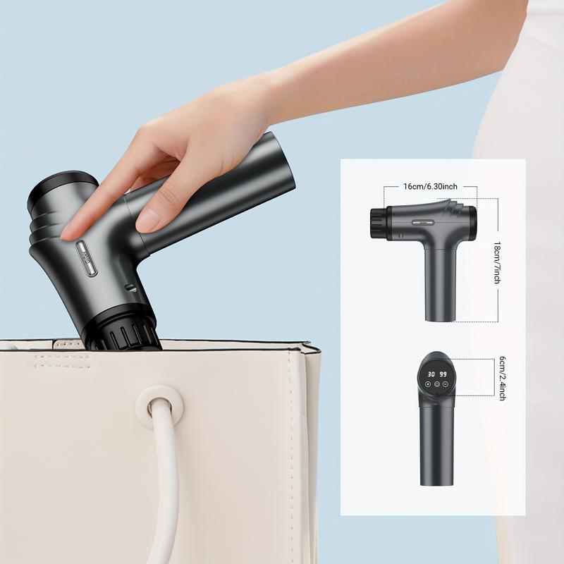 Massage Gun Deep Tissue, High Intensity Percussion Massage Device for Pain Relief with 6 massage head & 30 Speed