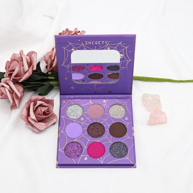 9 Color Eyeshadow Palette, 1 Box Matte and Glitter Eye Shadows Palette, Long Lasting Shimmering Eye Shadow Cosmetic Products for All Styles and Occasions