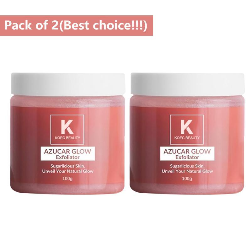 [+5$Get 2Pcs] Azúcar Glow Exfoliator - Sugar Facial Scrub for Smoother, Glowing Skin: Skincare & Comfort Bundle