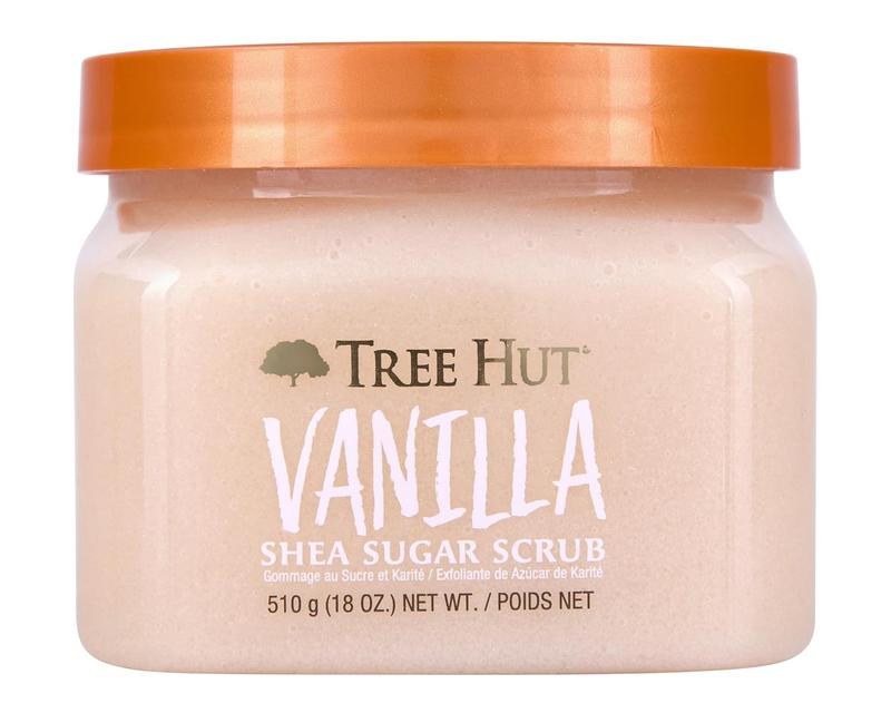 Tree Hut Body Scrub, Shea Sugar Hydrating Exfoliator for Softer, Smoother Skin, Vanilla, 18 oz Body Care Coconut