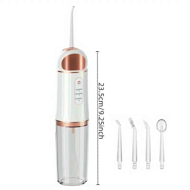 Portable Rechargeable Water Flosser, 1 Box Oral Irrigator & Accessories, Oral Care Tool For Home & Travel