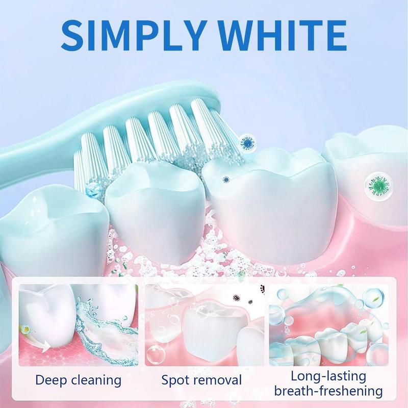  Purely Whitening Teeth  Powder,Tooth Whitening Paste Powder-Keep Teeth Purely White Teeth Whitening Powder Stain Remover and Polisher Instant Oral Health Management, Fresh Breath