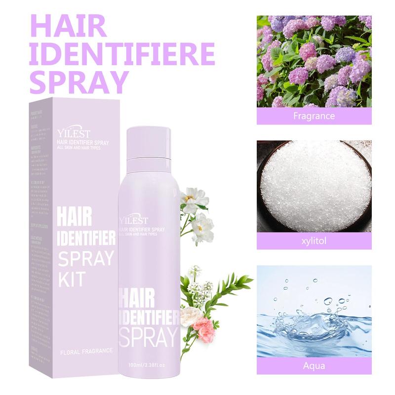 Hair Identifier Spray & Moisturizing Soothing Cream Set, 2 Counts set Hair Removal Cream, Body Hair Removal Product For Women