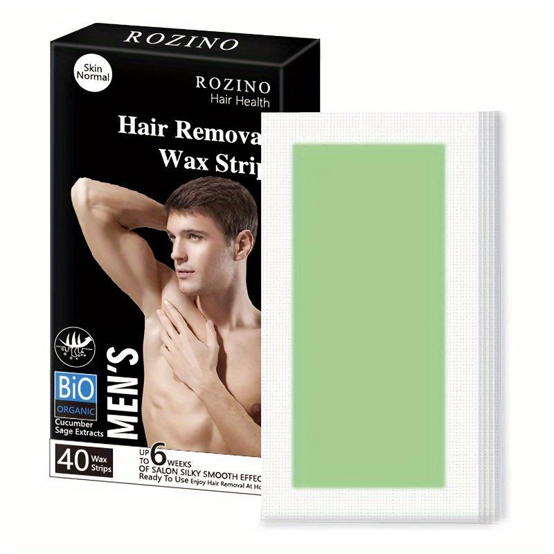 Hair Removal Wax Paper, 40pcs set Gentle Hair Removal Wax Paper, Quick Hair Removal for Arms, Legs, Chest, Back, Bikini and Sensitive Area, for Women and Men