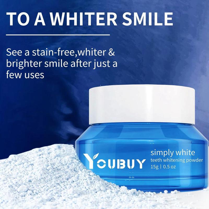  Purely Whitening Teeth  Powder,Tooth Whitening Paste Powder-Keep Teeth Purely White Teeth Whitening Powder Stain Remover and Polisher Instant Oral Health Management, Fresh Breath