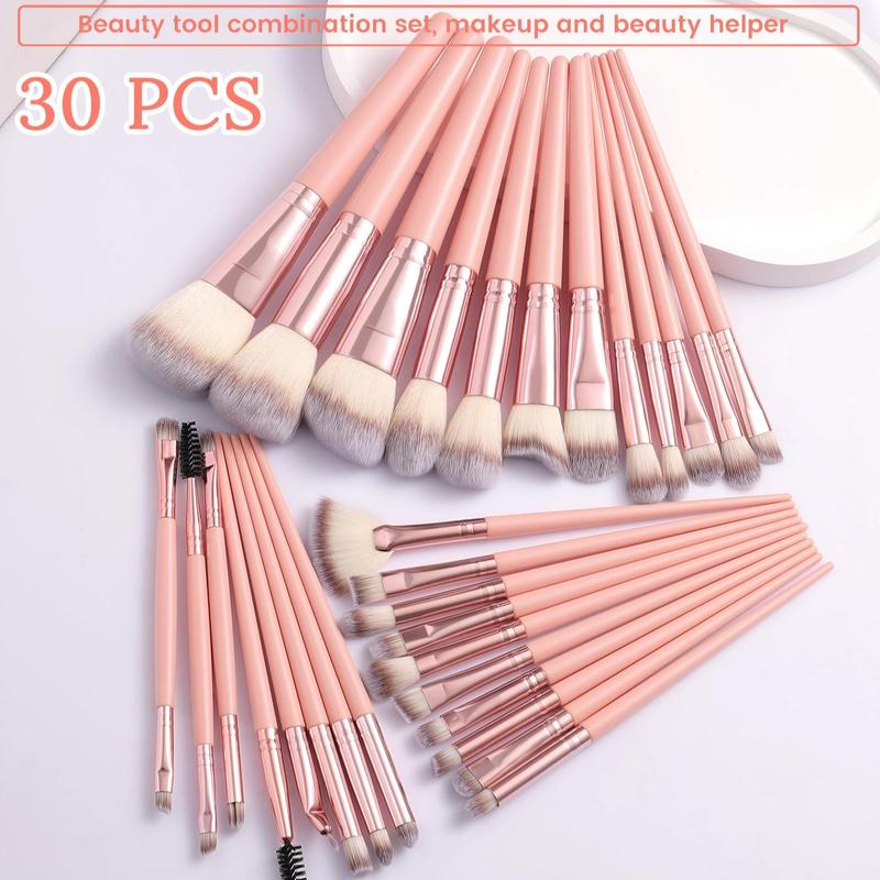 Makeup Tool Set, 52pcs set Makeup Brush & Sponge & Powder Puff & Hair Band & Brush Cleaning Tool, Professional Makeup Tools for Women