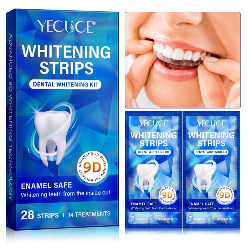 Teeth Care Strips for Polishing Teeth, 28 Strips box Multi-use Teeth Cleansing Sticker, Oral Care Product for Men & Women