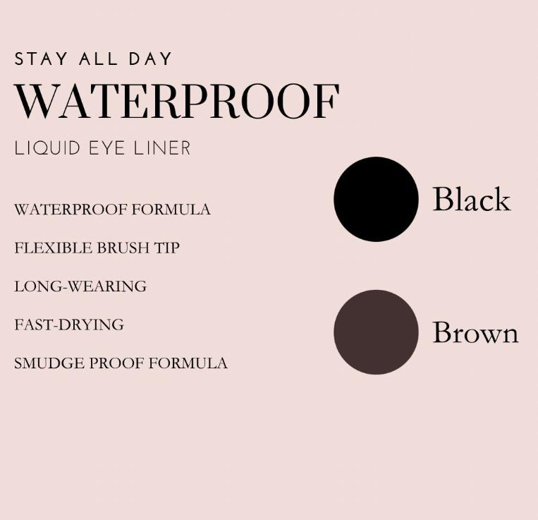 Waterproof Eye liner Duo (Black Brown)