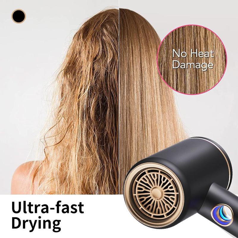 Professional Lightweight Ionic Hair Dryer, Comfort Constant Temperature Care Hair Dryer, High-speed Hair Blower, Quick & Easy Blow Drying for Smooth & Shiny Results, Hair Styling Tools, Hair Care Products, Gifts for Girlfriend