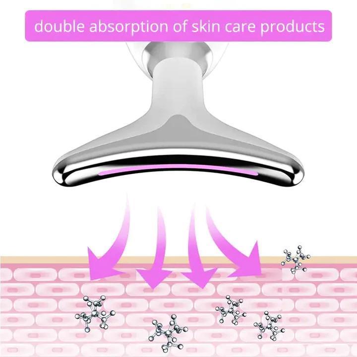 [Wavy Chic] (Buy a multifunctional facial massager and get a free neck cream)Multifunctional facial massager, neck massage, remove neck wrinkles, remove nasolabial wrinkles