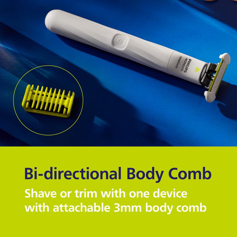 Philips Norelco OneBlade Intimate Pubic Groomer Smooth Steel