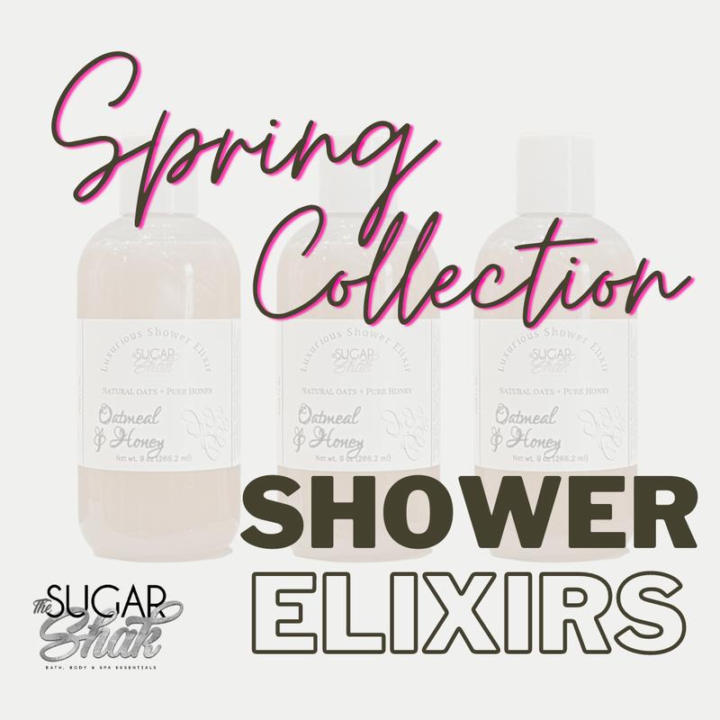 Spring Collection Shower Elixir 9 oz Vegan Friendly Handmade Body Wash gel