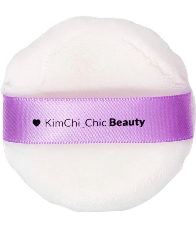 Kimchi Chic Beauty Puff Pass Set and Bake Powder, Loose Face Powder with Fluffy Setting Powder Puff, Soft Translucent Face Makeup for Uneven Skin Cosmetic