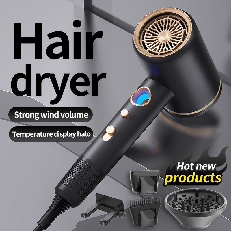 Professional Lightweight Ionic Hair Dryer, Comfort Constant Temperature Care Hair Dryer, High-speed Hair Blower, Quick & Easy Blow Drying for Smooth & Shiny Results, Hair Styling Tools, Hair Care Products, Gifts for Girlfriend