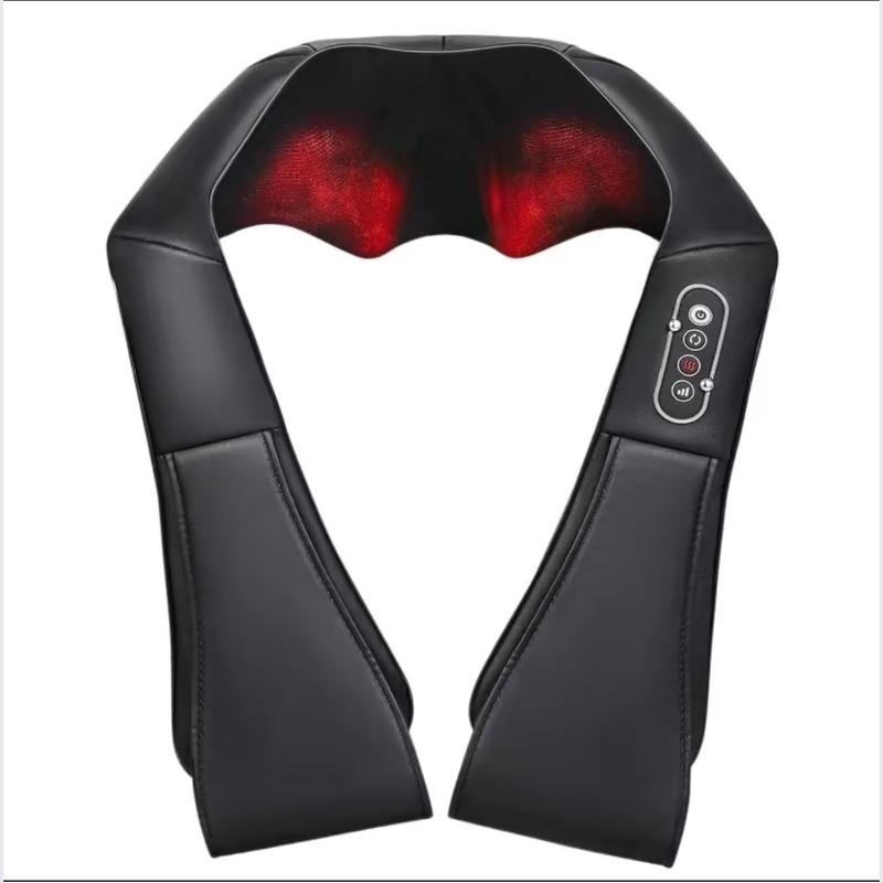 Neck and Shoulder Massager with heat,Electric Shiatsu Back Massager,Masgre Deep Tissue 3D kneading Massage Pillow for Shoulder,Leg,Body Muscle