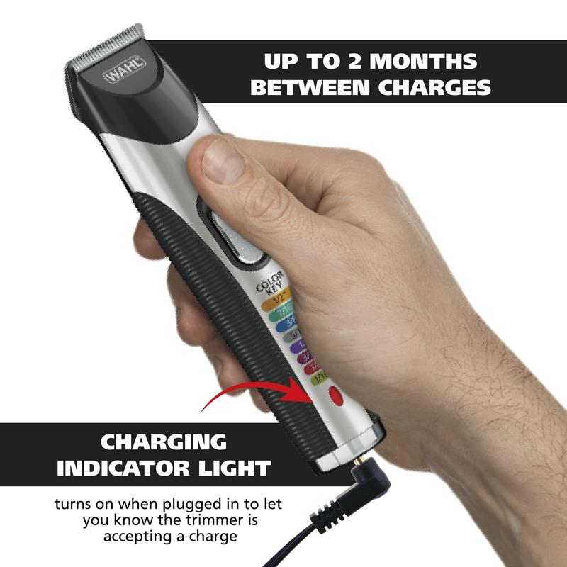 Wahl Color Pro Cordless Rechargeable Hair and Beard Trimmer for Men - Model 9891-100 Comfort