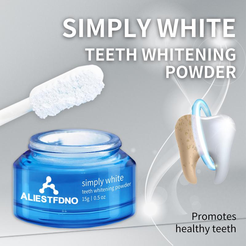 ALIESTFDNO | Teeth Whitening Powder | Instant Whitening and Stain Removal