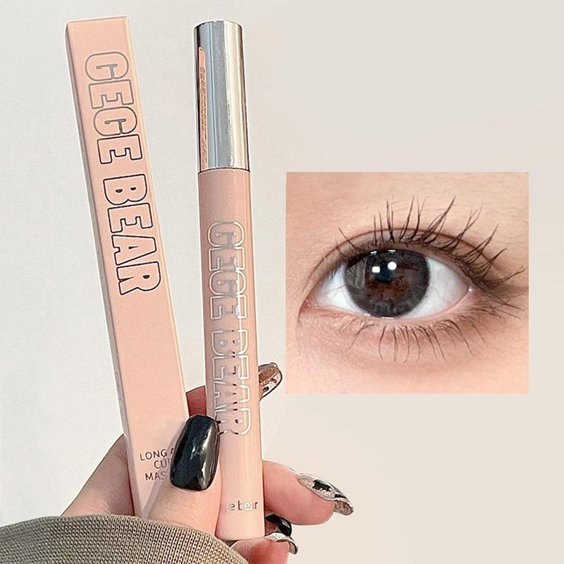 Summer Waterproof Curling Mascara, Volumizing Eyelashes Mascara, Long Lasting Quick Drying Eyelash Extensions Mascara, Flawless Eye Cosmetic for  Lash Cluster