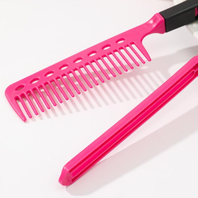 Straightening Comb for Hair, Flat Iron Comb for Great Tresses Hair Straightener Comb with a Firm Grip, Straightener Comb for Knotty Hair, Styling Comb