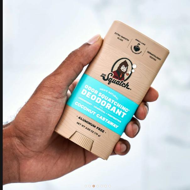 Dr. Squatch - Coconut Castaway Deodorant