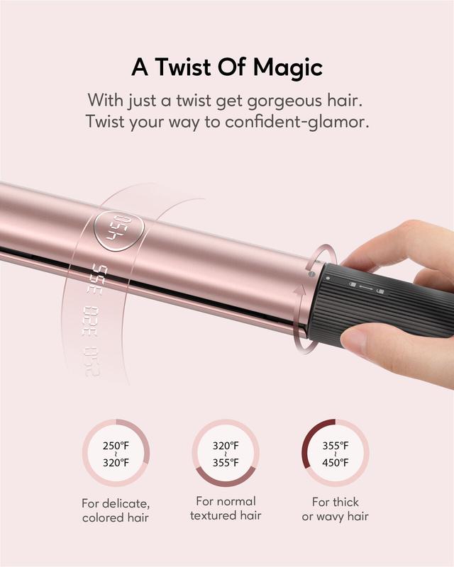 Professional Styling Set - Fast Heating Straightener and Blow Dryer Smooth Dark Gray