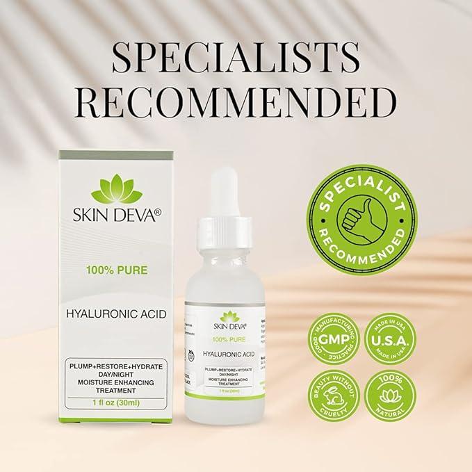 Skin Deva Pure Hyaluronic acid Serum | All Skin Types Skincare Skin Repair Comfort