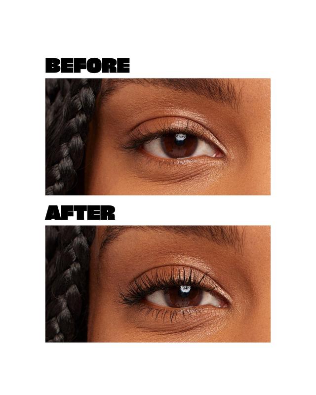 4 Real Mascara Black Buildable Formula that Lifts & Lengthens with Weightless Volume, Infused with Shea Butter, Castor Oil & Apple Stem Cells, Vegan & Cruelty-Free